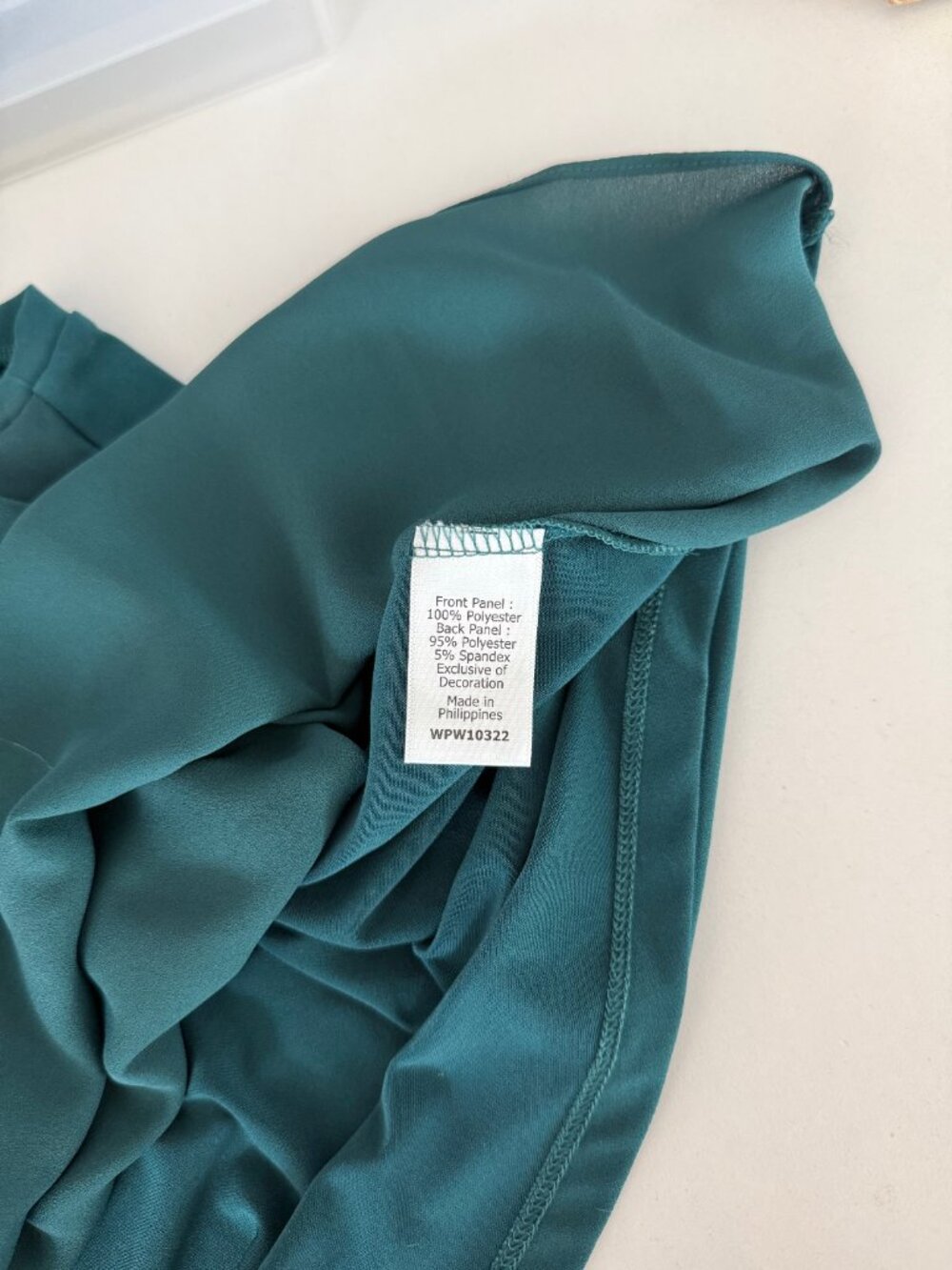 41 Hawthorn | Teal Lace Detail Tank Blouse | 1X - Picture 7 of 10